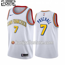 Golden State Warriors Eric Paschall 7 Nike 2019-2020 Classic Edition Lasten Pelipaidat Swingman